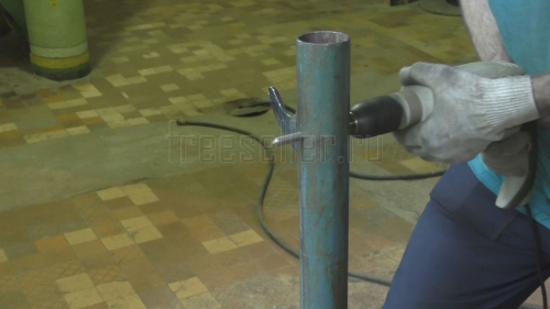 Процесс изготовления стойки для штанги своими руками