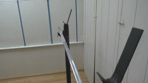 Стойка для штанги своими руками