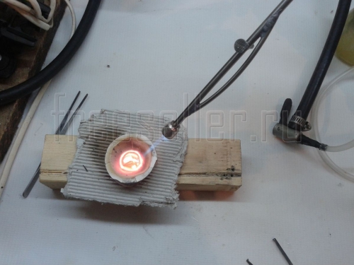 Как сделать горелку из телескопической антенны