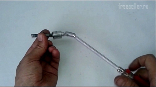 Отвертка с карданным валом