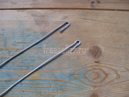 Изготовление крючков для подвязки огурцов в теплице