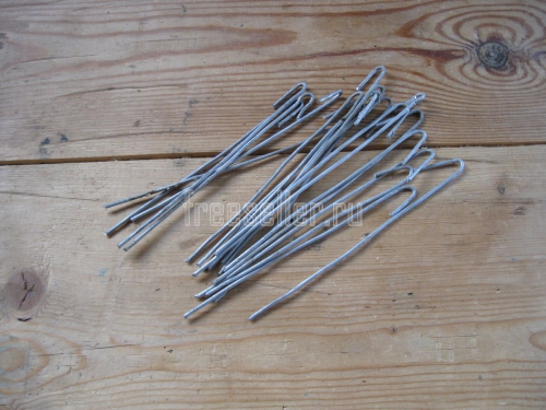 Изготовление крючков для подвязки огурцов в теплице