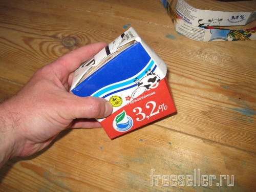 Изготовление контейнеров для заморозки ягод из пакетов TetraPack