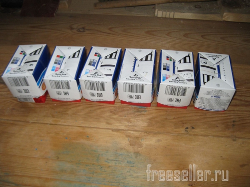 Контейнеры для заморозки ягод из пакетов от молока и сока