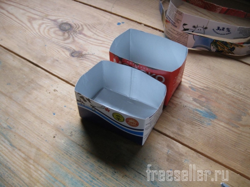 Изготовление контейнеров для заморозки ягод из пакетов TetraPack