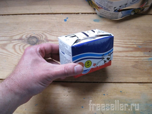 Изготовление контейнеров для заморозки ягод из пакетов TetraPack