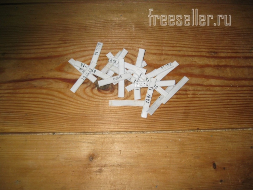 Выпрямляем на хомуты от хлебной упаковки