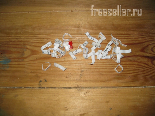 Хомуты от хлебной упаковки