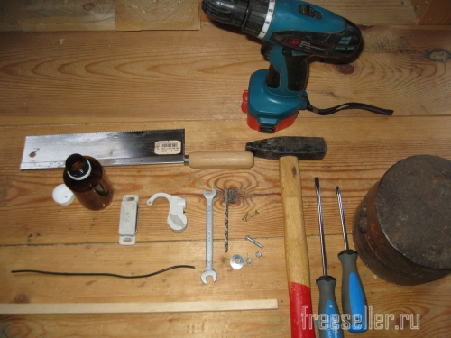 Материалы и инструменты для доработки датчика наполнения бочки водой