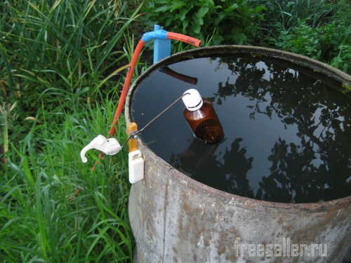 Доработка звукового датчика наполнения бочки водой