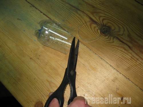 Изготовление походной пластиковой бутылки со стаканчиком для питьевой воды