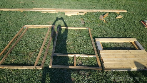 Дачный деревянный туалет своими руками