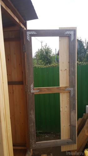 Дачный деревянный туалет своими руками
