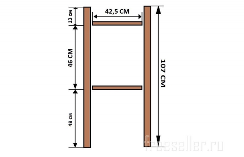 Схема чертеж мольберта трансформера