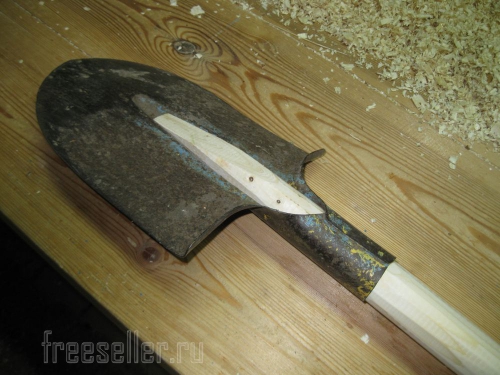 Процесс изготовления черенков для лопат своими руками