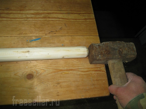 Процесс изготовления черенков для лопат своими руками