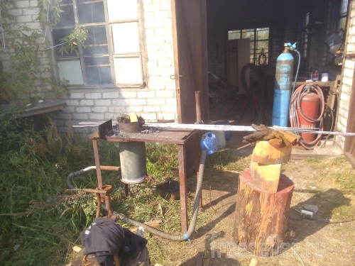 Калитка с элементами ковки - ручная работа