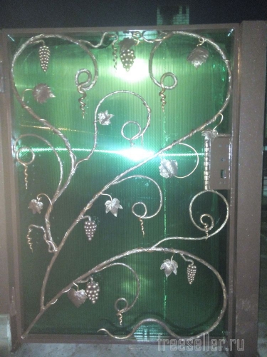 Калитка с элементами ковки - ручная работа