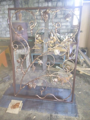 Калитка с элементами ковки - ручная работа