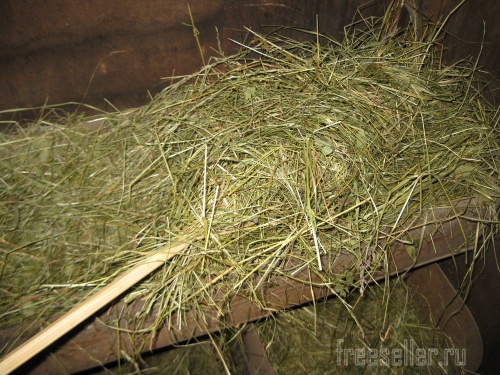 Самодельное устройство для доставания сена с чердака