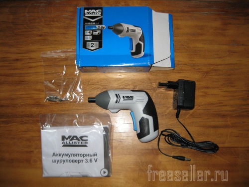 Аккумуляторная отвертка Macallister-mddd36-li