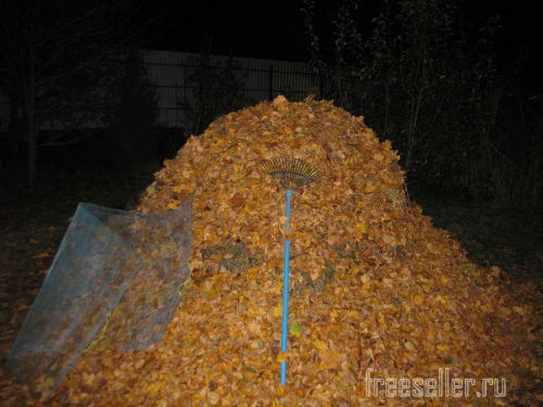 Устройство для переноски опавших листьев своими руками