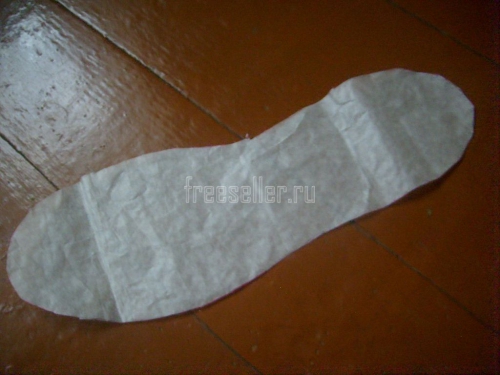 Процесс изготовления теплых стелек своими руками