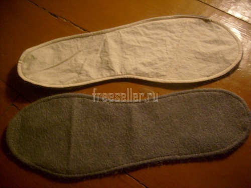 Процесс изготовления теплых стелек своими руками