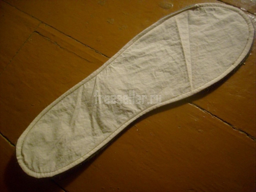 Процесс изготовления теплых стелек своими руками