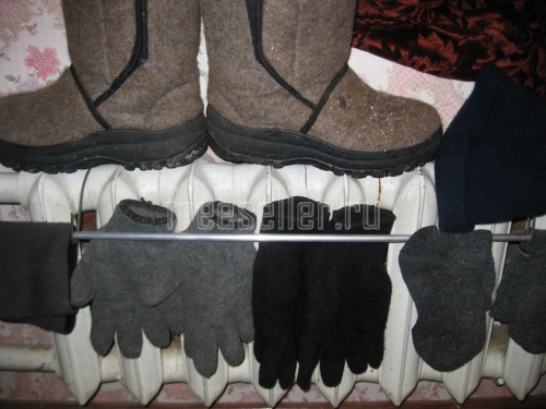 Процесс изготовления сушилки на батарею из проволоки