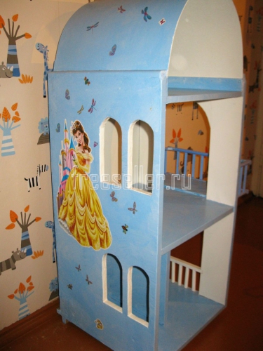 Как сделать своими руками кукольный домик для девочки.