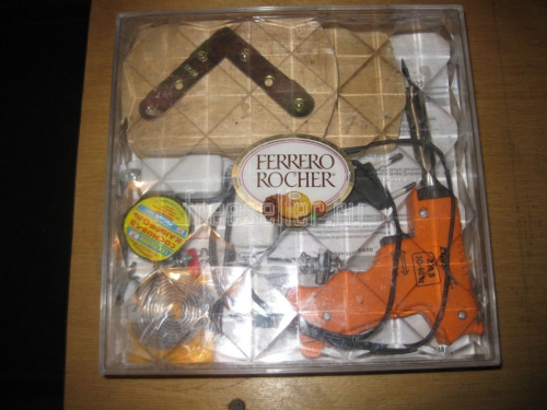 Самодельная третья рука в разобранном виде