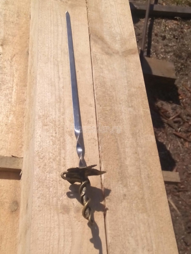 Самодельные шампура с кованными ручками