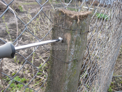 Проволочные застежки для сетки Рабица