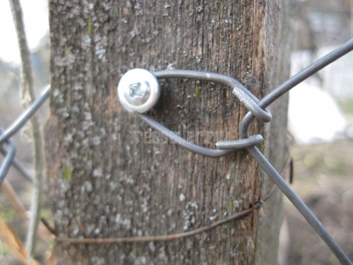 Проволочные застежки для сетки Рабица