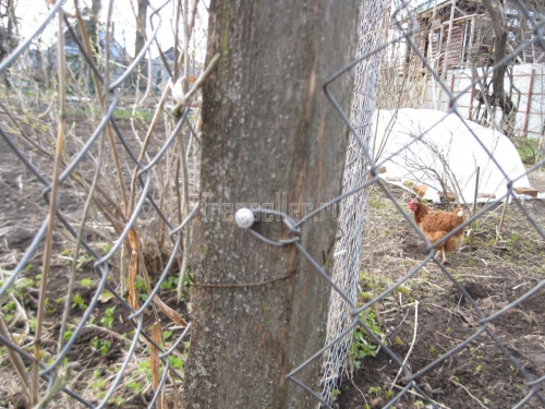 Проволочные застежки для сетки Рабица