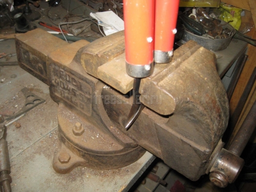 Процесс доработки сучкореза