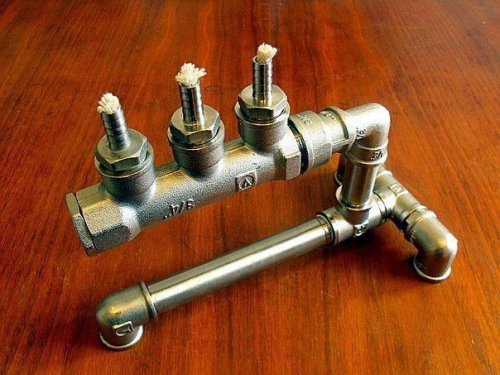 Самоделки. Светильник из сантехнических фитингов своими руками.