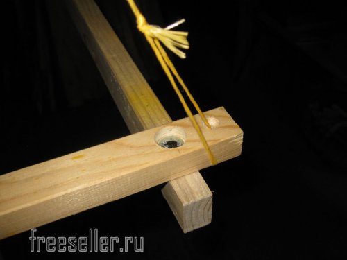 Процесс изготовления приспособления для сушки сена под навесом