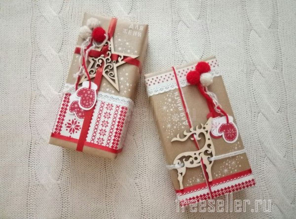 Идеи упаковки новогодних подарков своими руками
