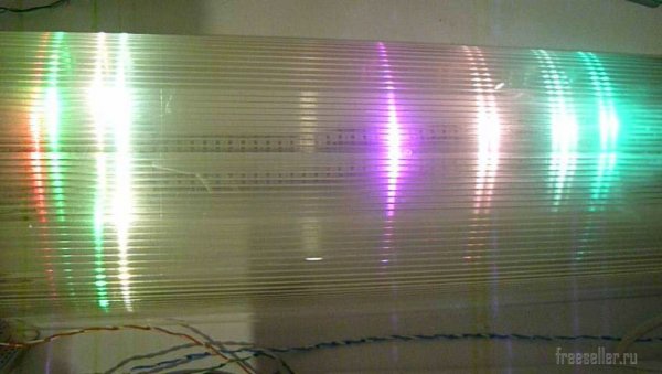 Светомузыкальная установка на ws2812b и arduino своими руками.