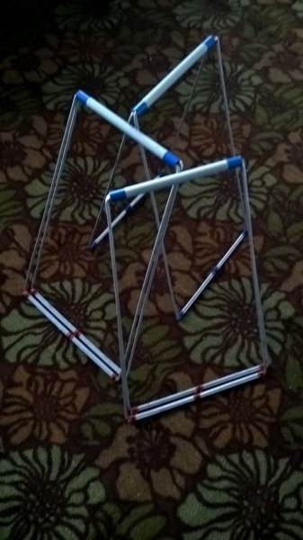 Самодельные рамочные носилки для дров