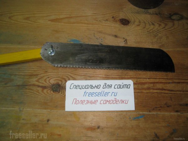 Простая самодельная штанга для обрезки веток