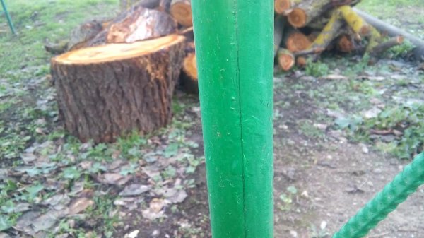 Разметка центра на детали - самодельным приспособлением