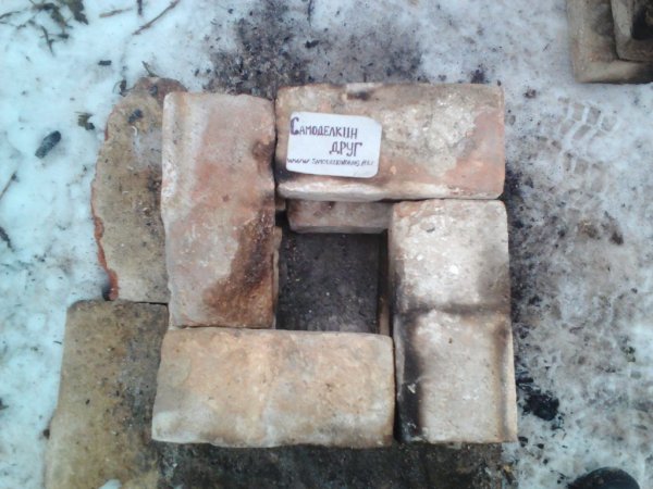 Кладка реактивной печи из кирпича