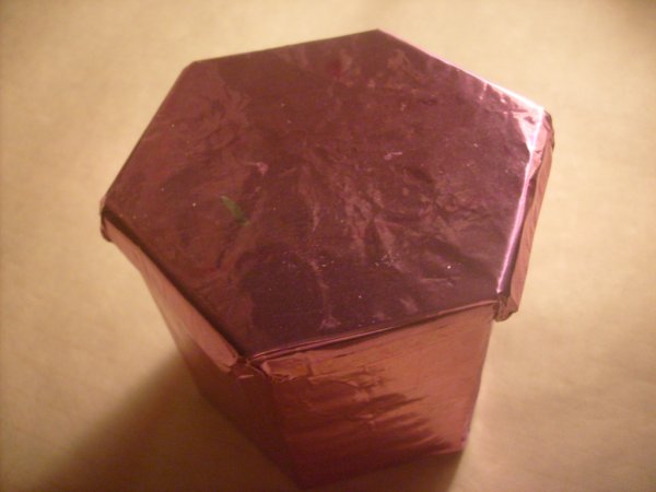 Шестигранная подарочная коробочка своими руками