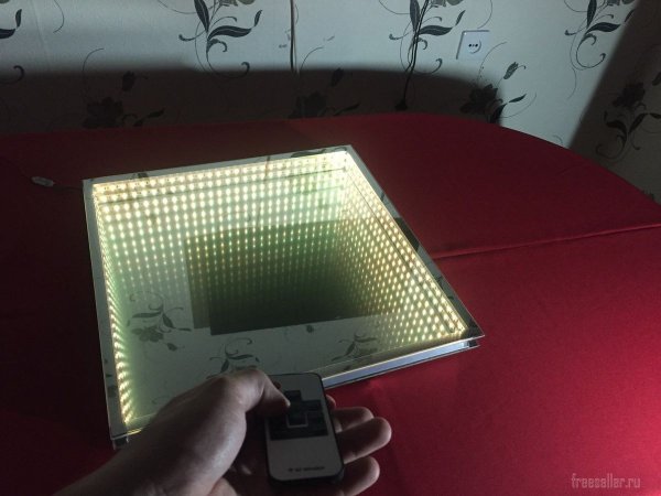 Зеркало с эффектом бесконечности своими руками