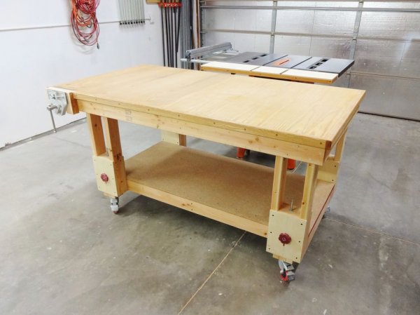 Верстак с регулировкой высоты своими руками