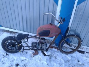 Самоделки. Мопед из бензопилы