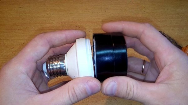 Изготовление лампочки розетки